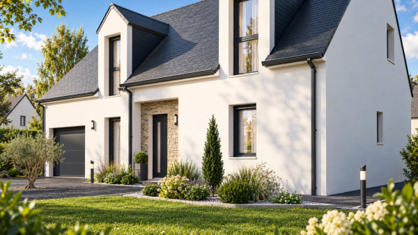 Maison neuve à Lavoux avec 5 chambres sur terrain de 1750m2 - image 3