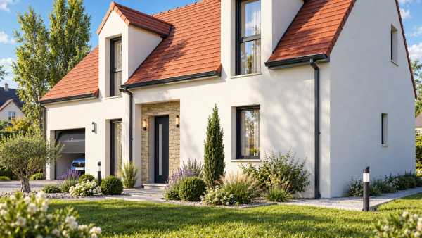 Maison neuve à Égreville avec 5 chambres sur terrain de 747m2 - image 3