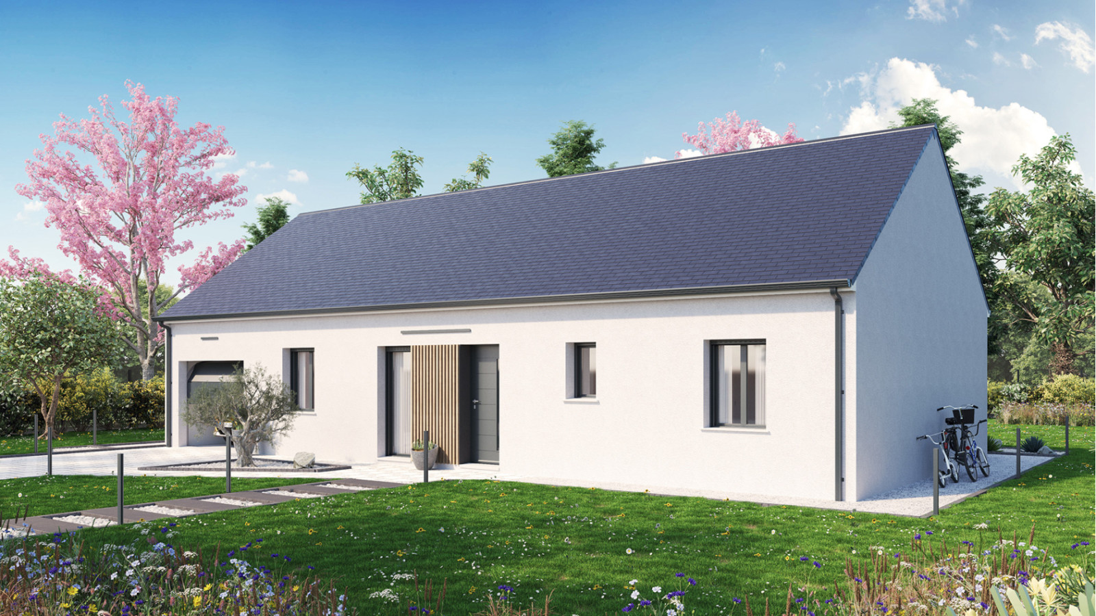 Maison neuve à Huisseau-sur-Mauves avec 4 chambres sur terrain de 540m2 / image 2