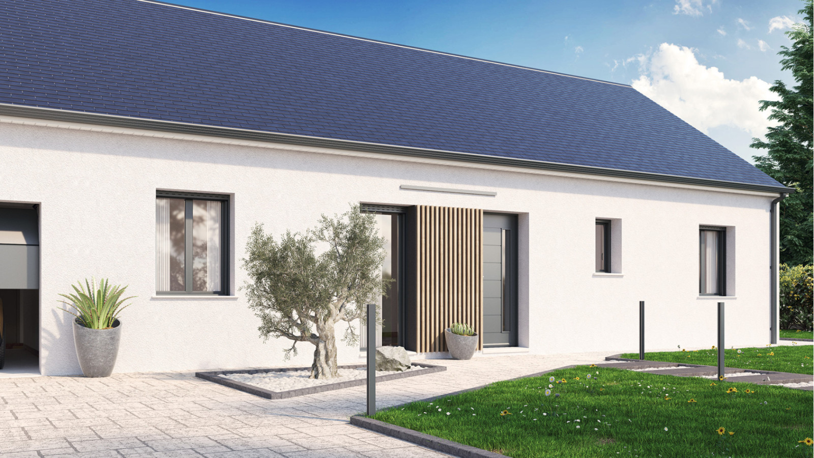 Maison neuve à Huisseau-sur-Mauves avec 4 chambres sur terrain de 540m2 / image 4